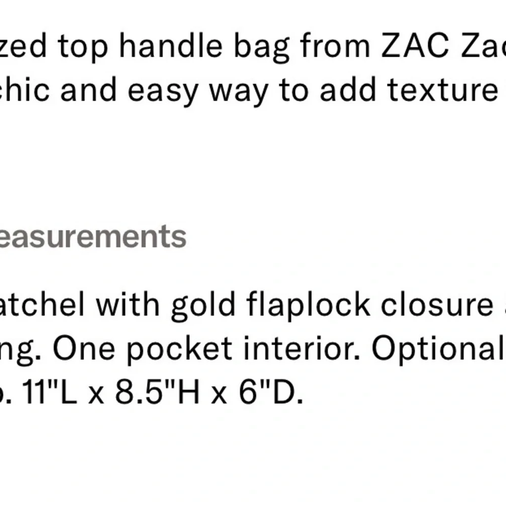 Zac Zac Posen eartha handbag - Picture 7 of 7